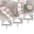thumbnail image 2 of Herwey Square Rivet, 400 Sets 4MM-7MM DIY Leathercraft Spike Rivets Square Spike Studs Bags Shoes Belt Accessories, Square Spike Rivets, 2 of 7
