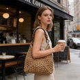 thumbnail image 1 of Shoulder Bag | Tote Bag | Large Capacity Crossbody Bag for Women | Everyday Commuting & Travel | Spacious Storage for Phone Wallet Cosmetics | Lightweight Durable Polyester Fabric, 1 of 6