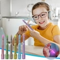 thumbnail image 1 of Danhjin Felt Tip Pen 1ml Student Stationery and Children's Day Christmas Prize Gifts With Aerospace Styling Pen With Lights Christmas Decorations, 1 of 7