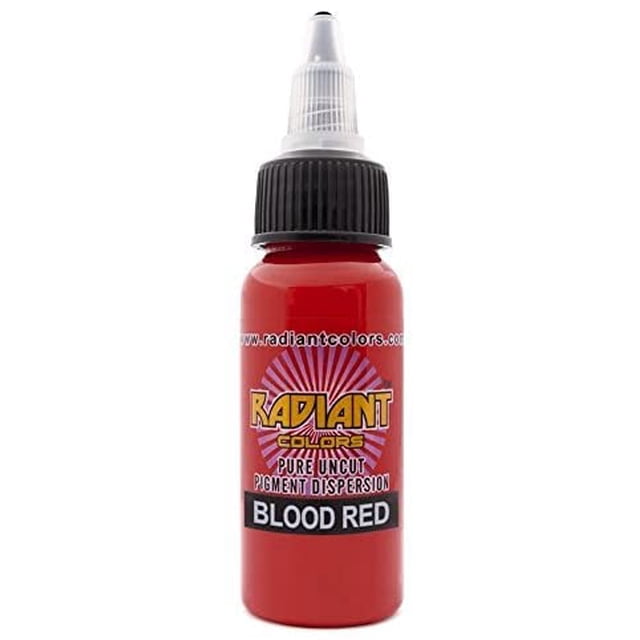 Radiant Colors Encre à Tatouage - Rouge Sang 1 Oz