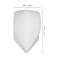 thumbnail image 2 of GETAJGHSD 30pcs Dart Flights Plastic White for Darts Tournaments Enhanced Performance, 2 of 6