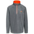 thumbnail image 1 of Trespass Mens Contrast Neck Tape Anti Pilling Fleece Top - Blackford, 1 of 4