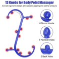 thumbnail image 2 of Trigger Point Massager - Therapy Cozy Massage Tool For Self Lower Back Massage, Neck Massage, Shoulder Massage, 2 of 5