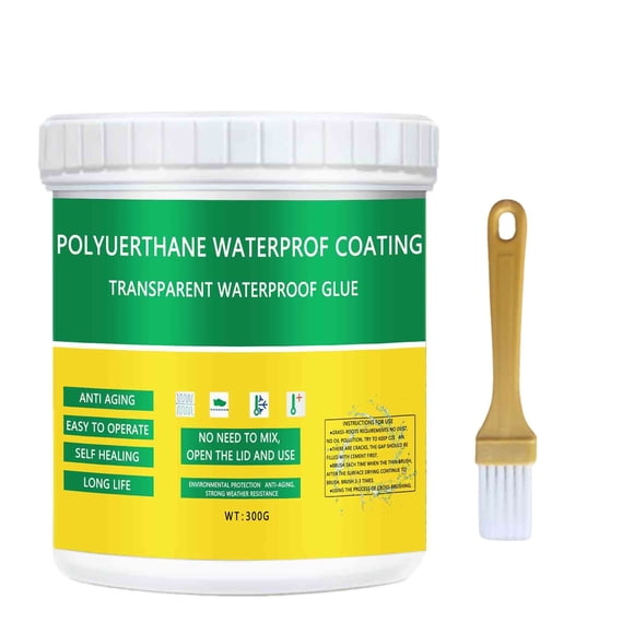 Lksixu Cleaning Supplies Exterior Wall Bathroom Toilet Floor Tile Penetrating Waterproofing Agent Wall Leak-proof Paint 300/500ml for Home