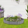 thumbnail image 2 of Miangastore Garden Stone Edging Plastic Borders Natural Aesthetic 10Set 9.4X3.9X0.4In, 2 of 8