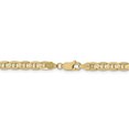 thumbnail image 4 of 14k Yellow Gold 20 Inch 4.5mm Concave Anchor Chain Necklace Pendant Charm, 4 of 9