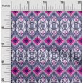 thumbnail image 1 of oneOone Silk Tabby Fabric Geometric Ikat Print Sewing Fabric BTY 42 Inch Wide, 1 of 4