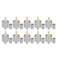 thumbnail image 1 of 10pcs Plug Crimp-Type UHF PL-259 Male Crimp Connector Adapter for RG142 LMR195 Type Coax Cable, 1 of 12
