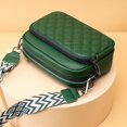 thumbnail image 2 of Women Crossbody Bag Color Clash PU Tote Bag Chain Simple Female Commuter Handbag, 2 of 9