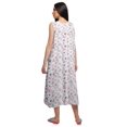 thumbnail image 3 of Moomaya Chemise de Nuit à Manches pour Femmes, Imprimée, en Coton, 3 of 5
