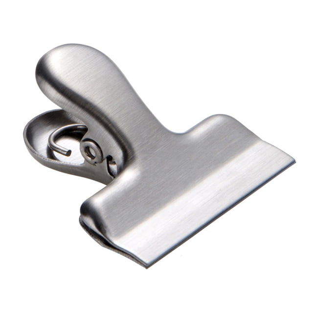 Meitianfacai Food Clip Bag Clips, Food Storage Stainless Steel Chip Bag Clips 2 inch width