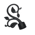 thumbnail image 1 of Embouts pour Tringles à Rideaux, Ensemble de 2 Embouts Élégants pour Tringle à Rideaux, Diamètre 28 mm, Extrémités de Tringle à Rideaux à Feuilles, 1 of 5