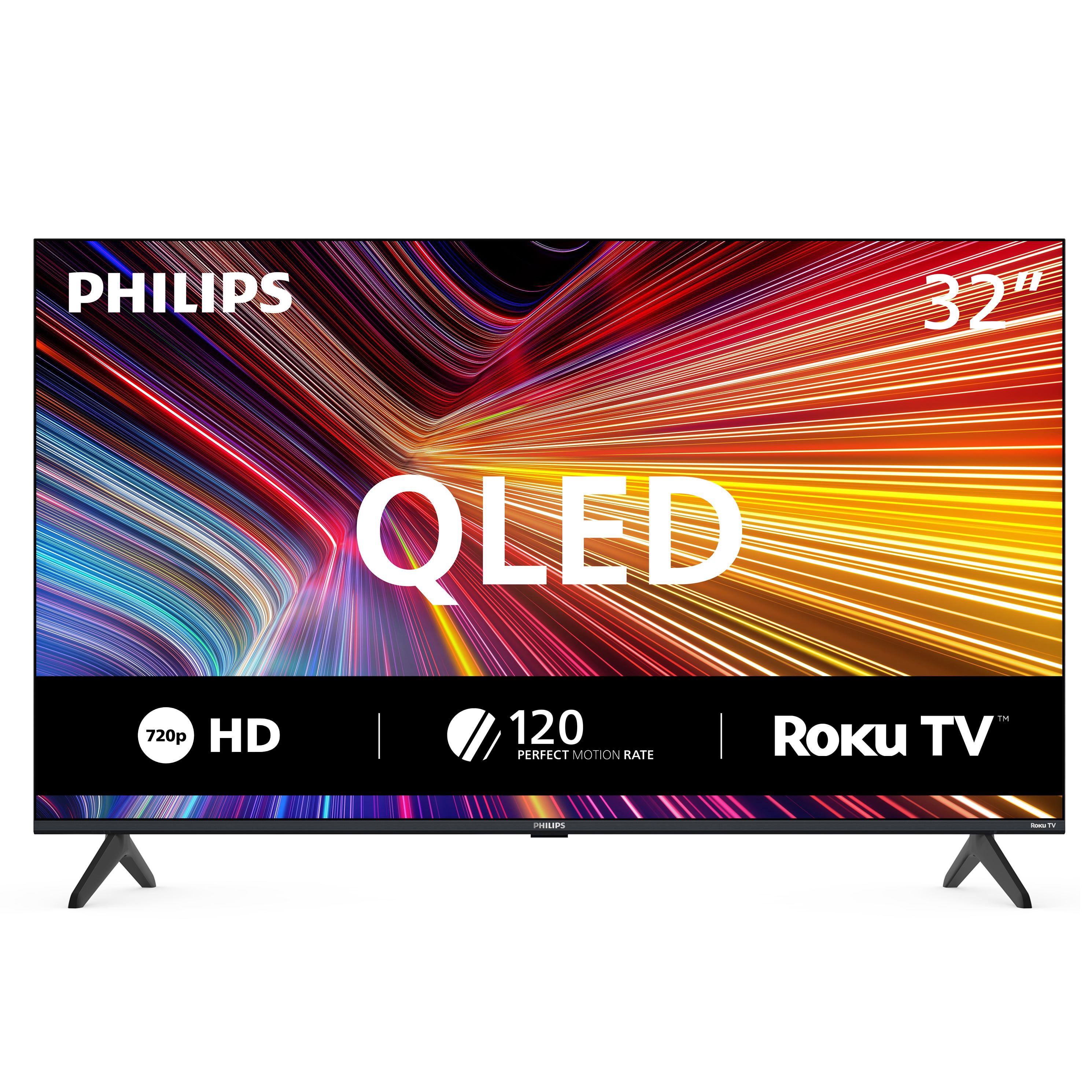 Philips 32" HD QLED Roku Smart TV, 32PQF7666/F6A