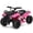 Rose, variante sur Gymax VTT Quad 6 V à 4 Roues pour Enfants, Voiture à Chevaucher avec Musique, Klaxon, Lumière DEL, Rose