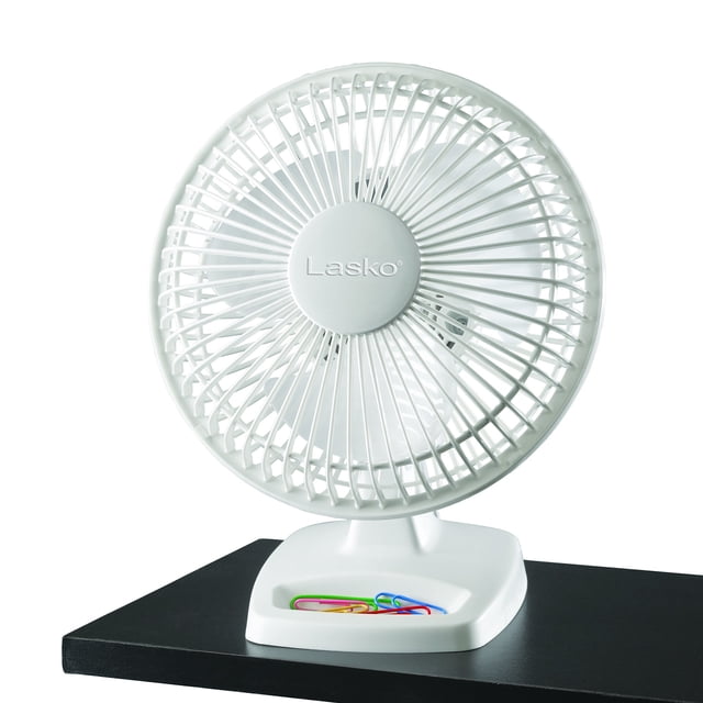 Lasko Ventilateur Personnel 2002W, 6 Pouces, Blanc, 2002