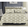 thumbnail image 1 of Stripe Harmony Bed Cover - Green, 1 of 1