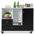 thumbnail image 1 of Giantex Mobile Lateral File Cabinet, Rolling Storage Office Printer Stand w/Lockable Wheels, Adjustable Shelves, 1 of 8
