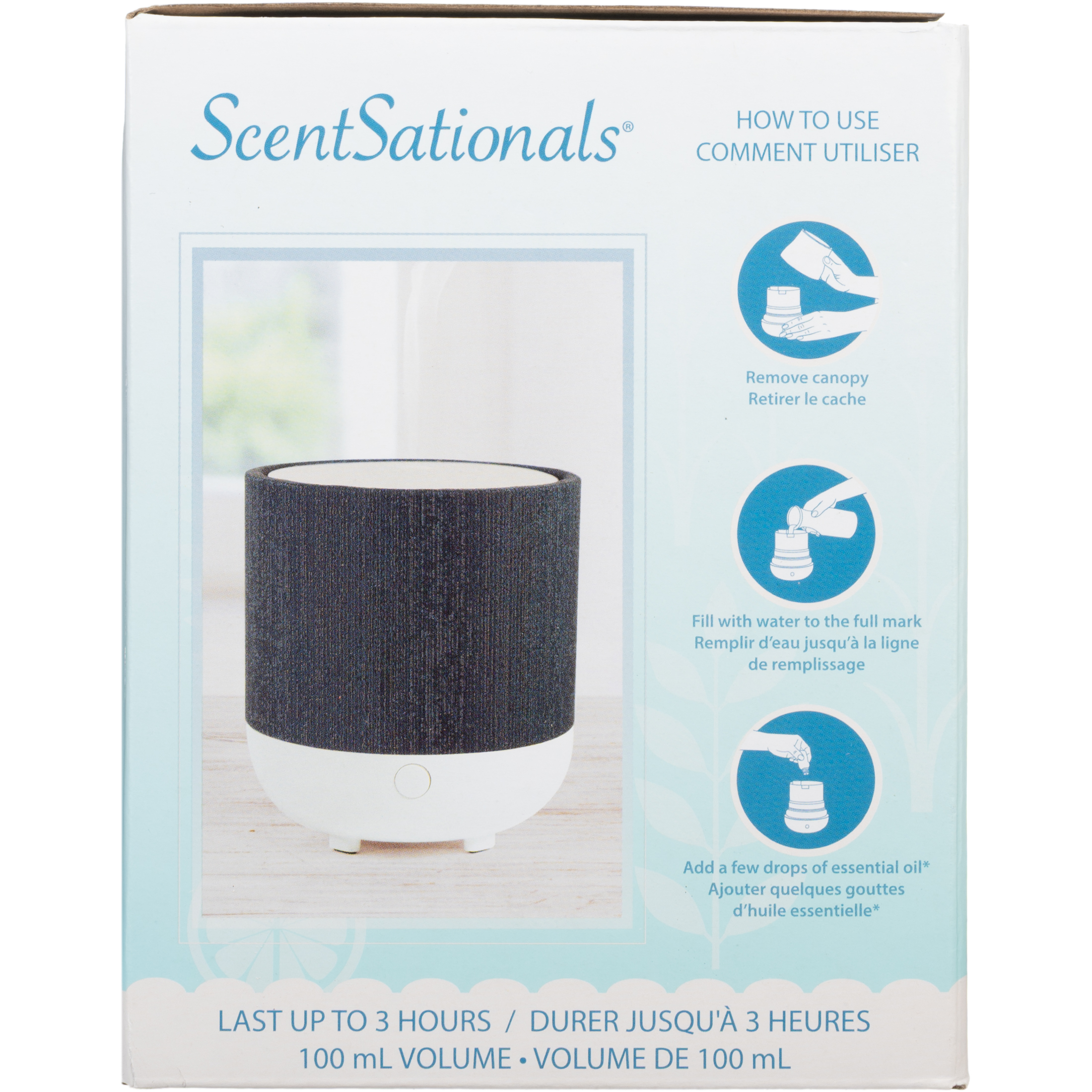 Diffuseur 100 mL ScentSationals - Audrianne Bleu