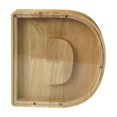 thumbnail image 1 of Boîte de Rangement en Bois pour Lettres Anglaises, Verre Transparent, 1 of 6