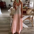 thumbnail image 1 of Gspmoly Robes d'Été pour Femmes, Camisole Décontractée Sans Manches à Encolure en V Imprimée, Robe Longue Maxi Débardeur, Robes de Soirée pour Femmes en Liquidation, 1 of 5