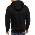 thumbnail image 3 of Faithtur Hommes Pull Fermeture Éclair Veste de Loisirs Plein Chaud Top, 3 of 5