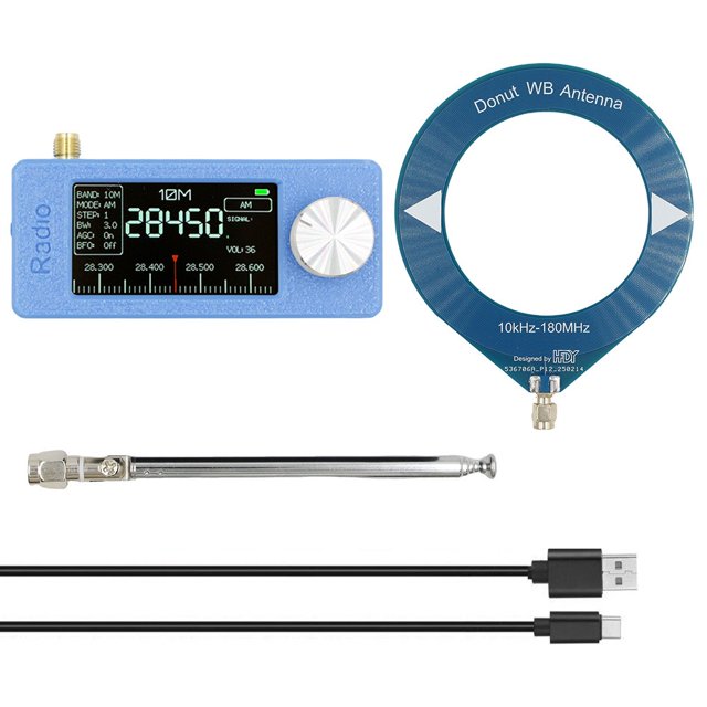 SI4732 Radio Portable 0.5-108MHz LSB AM FM Mini Récepteur Radio de Poche Tout-Bande