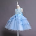 thumbnail image 3 of Robe de Princesse Sans Manches en Dentelle pour Fillette, Robe de Fête en Tulle, Vêtements de Cosplay, 3 of 9