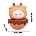 thumbnail image 2 of Brown Miniature Resin Balance Toy Stress Relief Fidget Gift For Kids Birthday Celebration, 2 of 6