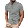 thumbnail image 1 of Ramiter Polo pour Homme Polo de Performance X-Temp pour Homme Gris,G, 1 of 5