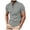 Grey, variant on Ymyiu Mens Polo Shirt Short Sleeve Knit Polo Shirts for Men Short Sleeve V Neck Polo Lightweight Summer Casual Textured Polo Shirts Size L(Navy, L)