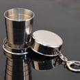 thumbnail image 2 of PVCS Steel Travel Telescopic Collapsible Shot Glass Emergency Pocket Cup, 2 of 8