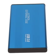 2.5 Inch Mobile Hard Drive Enclosure, USB3.0 to  Ultra Slim External Hard Drive Case Supports Up to 3000GB 2.5inch  Interface Laptop HDD SSD or Under 10mm