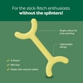 thumbnail image 3 of Earth Rated Retriever Dog Toy, Floating Yellow Fetch Stick Toy for Dogs, 3 of 7