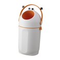 thumbnail image 3 of Siruishop Diaper Trash Can Dustbin Garbage Container for Restaurant Bathroom Household White, 3 of 8