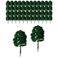 thumbnail image 2 of 50x Simulation 1:100 Miniature Tree Train Scenery Landscape for Railroad Scenery Style C, 2 of 9