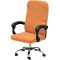 thumbnail image 1 of Office Chair Covers,Stretch Thick Computer Rotating Chair Cover with Zipper,for Office Desk Computer Chair Four Seasons(Orange,L), 1 of 5