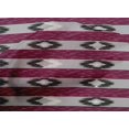 thumbnail image 4 of oneOone Organic Cotton Voile Fabric Stripe Ikat Decor Fabric Printed BTY 42 Inch Wide, 4 of 4