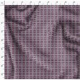 thumbnail image 4 of Soimoi Silk Fabric Ogee Damask Printed Fabric 1 Yard 42 Inch Wide, 4 of 5
