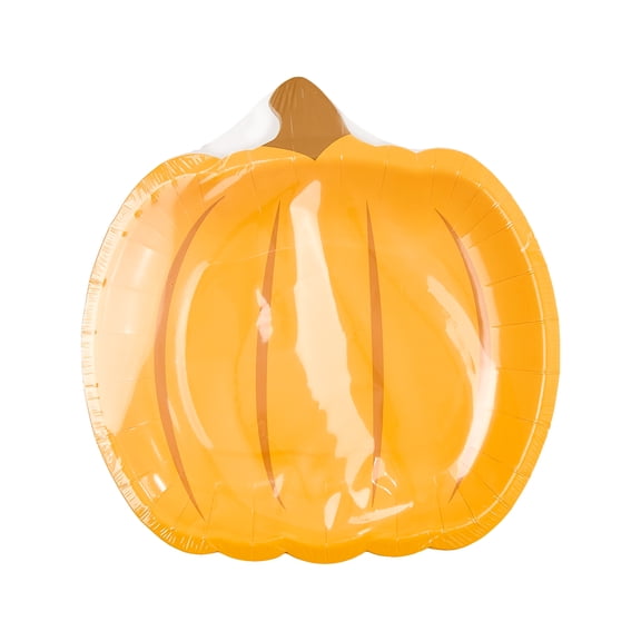 Way to celebrate 12 Count Pumpkin Shape Plate