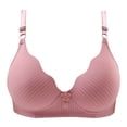thumbnail image 1 of EQWLJWE Woman's Comfortable Breathable Bra Underwear No Rims True Bras For Women, 1 of 1
