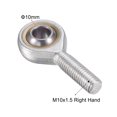 thumbnail image 3 of Uxcell Rod End Bearing Self-lubricated Joint Bearing Right Hand Male Thread Connector 10mm, 3 of 6