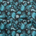 thumbnail image 1 of oneOone Cotton Flex Black Fabric Abstract Floral Craft Projects Decor Fabric Printed By The Yard 40 Inch Wide, 1 of 5