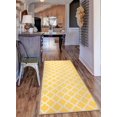 thumbnail image 2 of Ottomanson Glamour Collection Non-Slip Rubberback Moroccan Trellis Design Indoor Area Runner Rug, 2 of 8