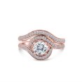 thumbnail image 1 of 1.50ct tw Diamond Bridal Set in 10k Rose Gold, 1 of 2