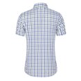 thumbnail image 5 of BOBOGOJP Chemises Décontractées pour Hommes Coton Coupe Régulière Manches Courtes, Jaune 5TG, 5 of 5