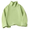thumbnail image 1 of MeetoTime Haut à Demi-Col Roulé en Coton pour Bébé Manches Longues Couleur Unie Automne Hiver pour Garçons Filles, 1 of 3