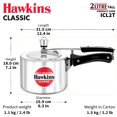 thumbnail image 3 of Classic Aluminium Pressure Cooker 2 Liters | Tall Design, Induction Inner Lid Cooker, Pan Cooker, Best Cooker, Silver (ICL2T), 3 of 4
