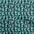 thumbnail image 1 of oneOone Silk Tabby Turquoise Green Fabric Abstract Craft Projects Decor Fabric Printed By The Yard 42 Inch Wide, 1 of 4