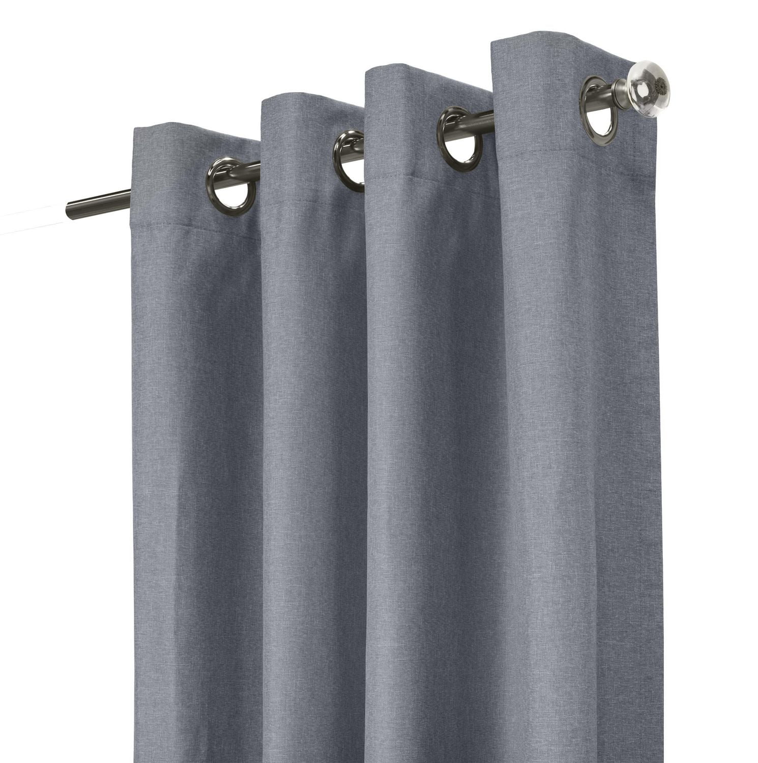 Peru pair de rideaux à oeillets 100% opaques par Thermaplus - 52 po x 108 po, bleu