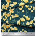 thumbnail image 2 of Soimoi Cotton Duck Fabric Buttercup Floral Fabric Prints by Yard 42 Inch Wide, 2 of 4